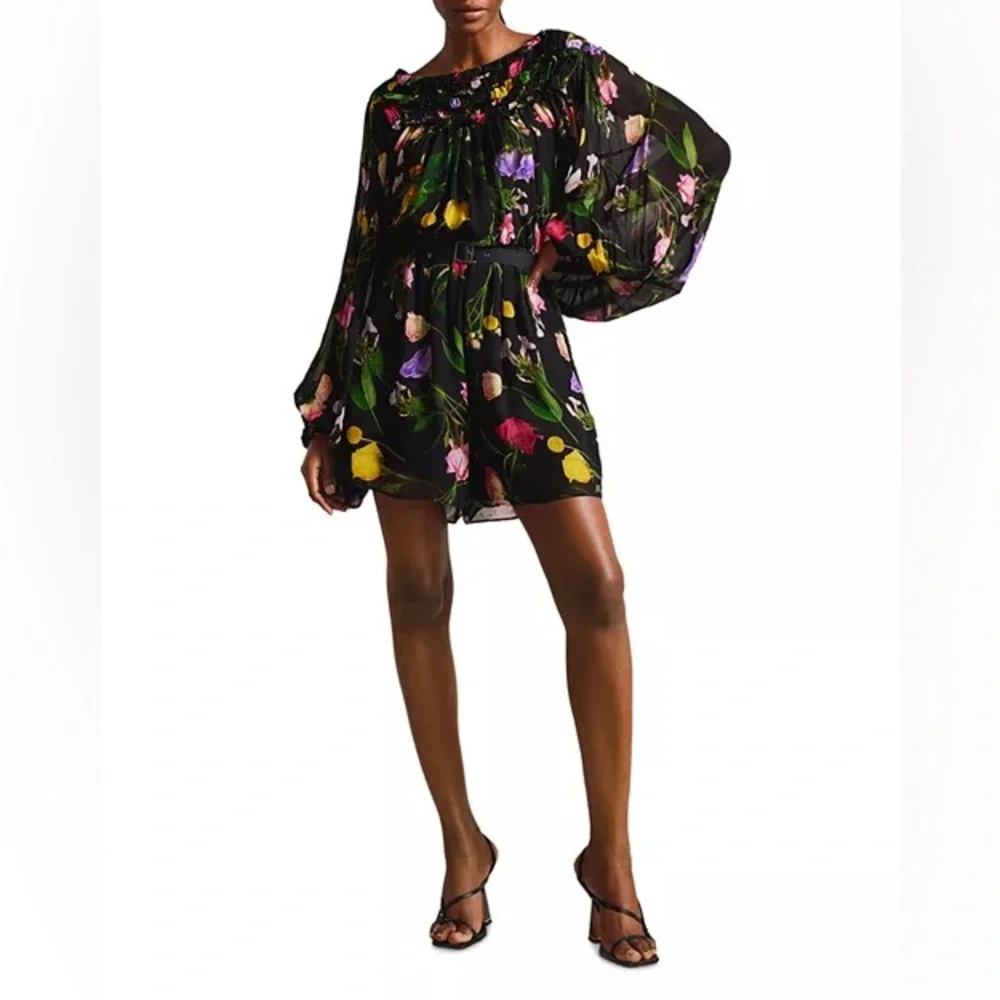 Ted Baker Brookii Ruffled Blouson
Sleeve Romper Size 2 - Picture 3 of 4